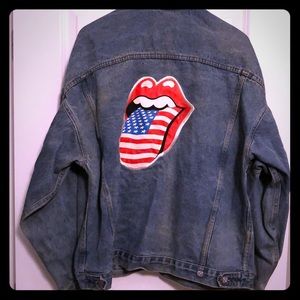 Vintage Rolling Stones denim jacket 94/95 tour